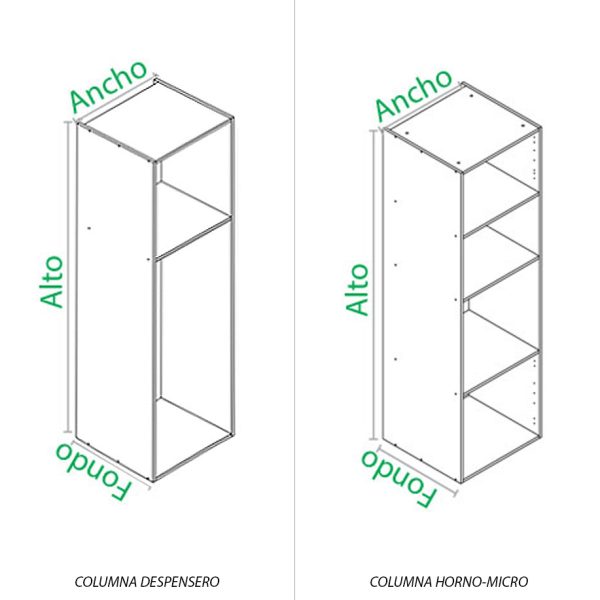 Módulos Columna - Blanco