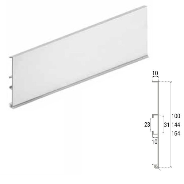 Zócalo de Aluminio Liso - Imagen 2