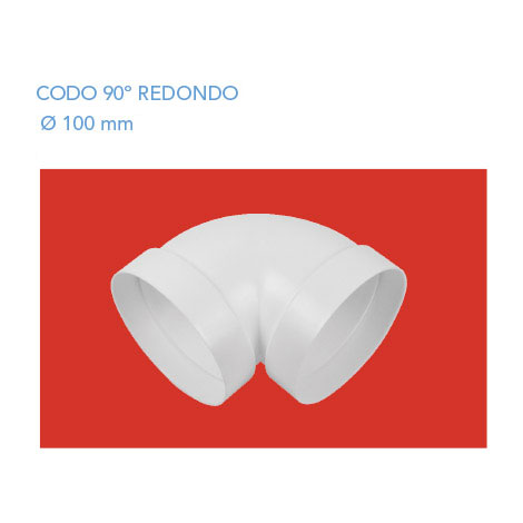 Codo 90º Redondo 100
