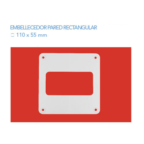 Embellecedor Pared Rectangular 110x55