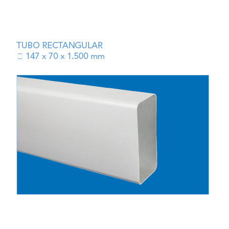 Tubo Rectangular 147x70