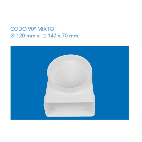 Codo 90º Mixto 120-147x70