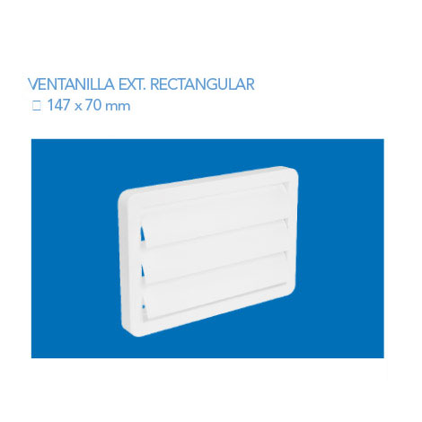 Ventanilla Ext. Rectangular 147x70