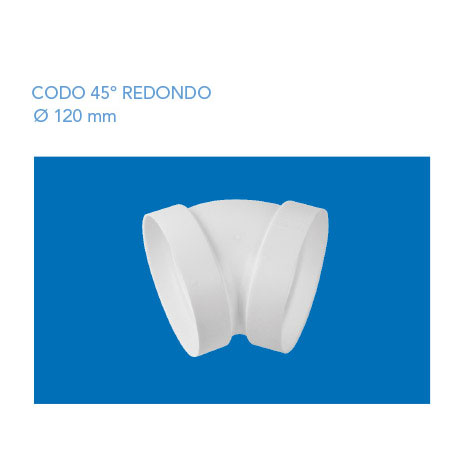 Codo 45º Redondo 120