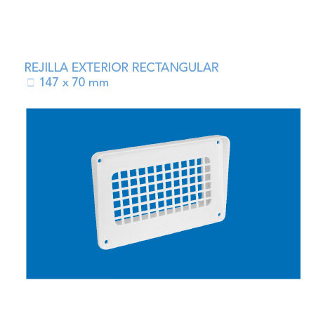 Rejilla Ext. Rectangular 147x70