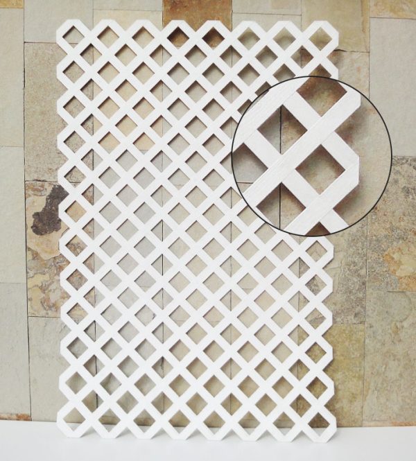 Celosía de PVC Enrasada