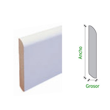 Rodapié Blanco