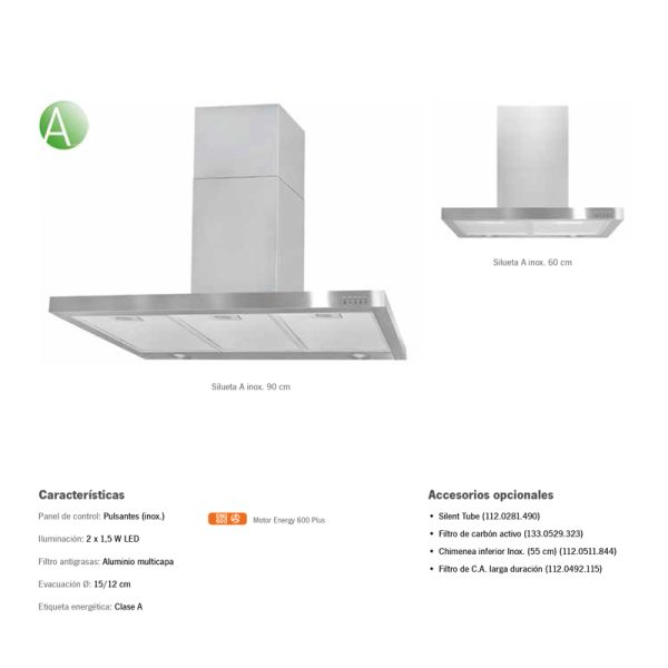 Silueta A Plus 60/70/90 Inox