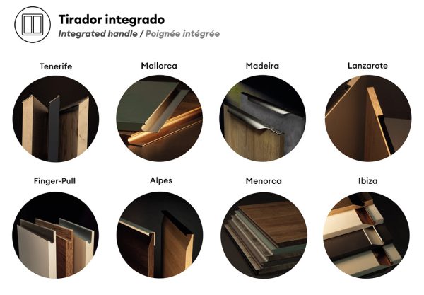 Modelos tirador integrado