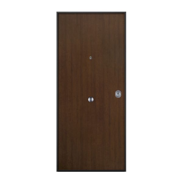 Puerta Acorazada MOD. Exterior Nogal Interior Melamina