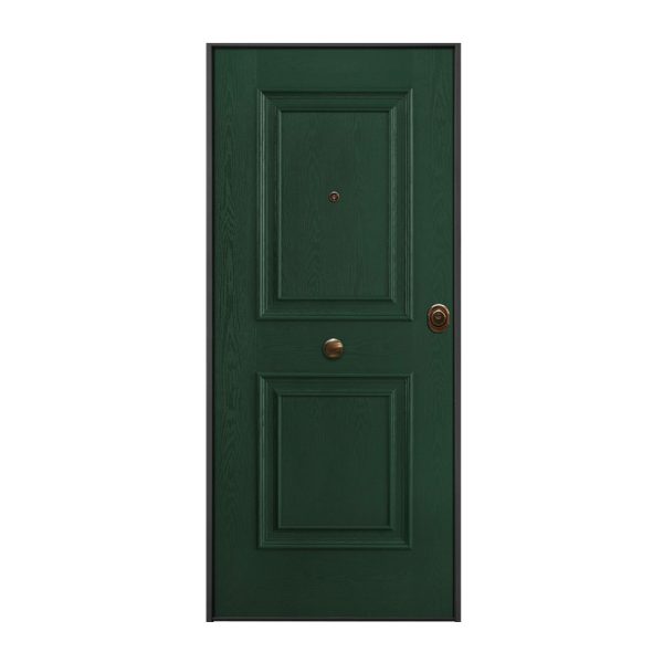 Puerta Acorazada MOD. Exterior Ares Verde Interior Melamina