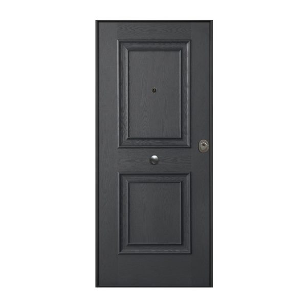 Puerta Acorazada MOD. Exterior Ares Gris Interior Melamina