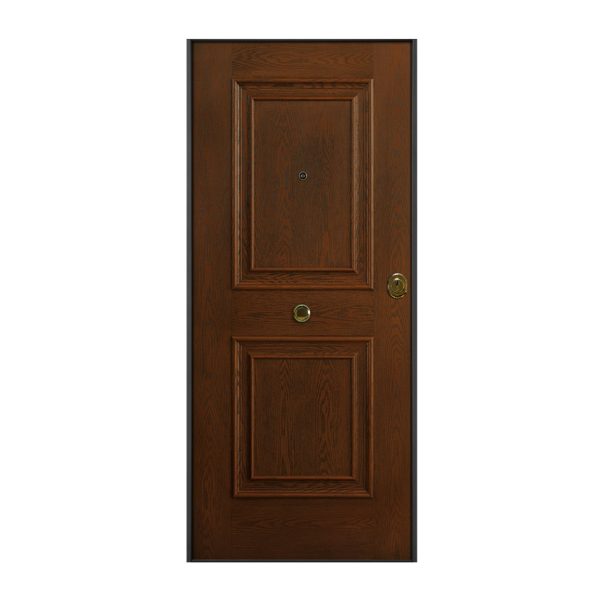 Puerta Acorazada MOD. Exterior Ares Nogal Interior Melamina