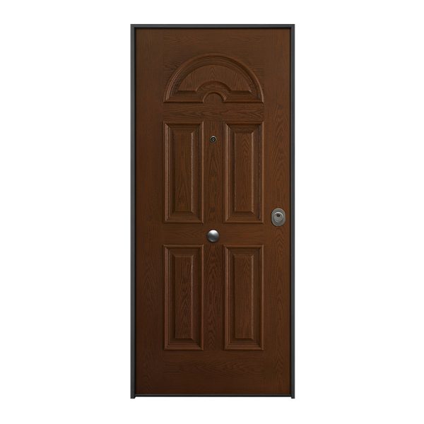 Puerta Acorazada MOD. Exterior Zeus Nogal Interior Melamina