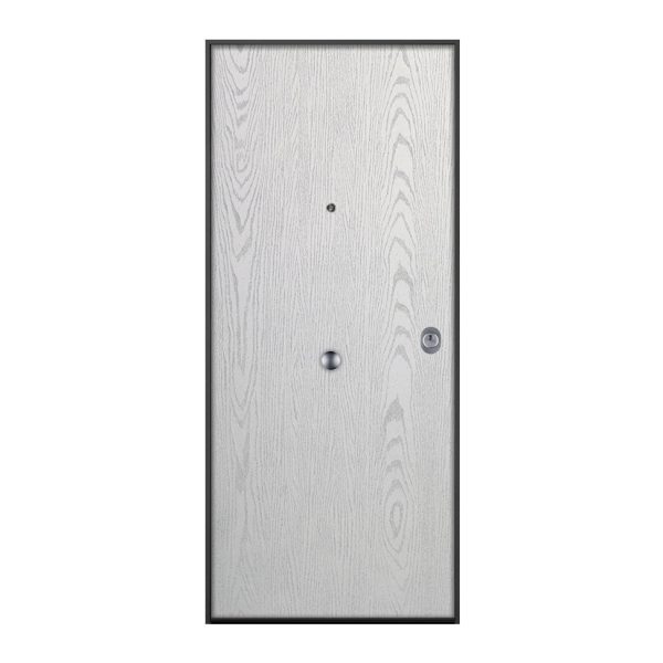 Puerta Acorazada MOD. Exterior Athena Blanco Interior Melamina