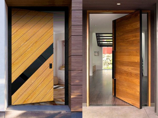 Puertas de Seguridad Abatibles/ Pivotantes Contemporáneas