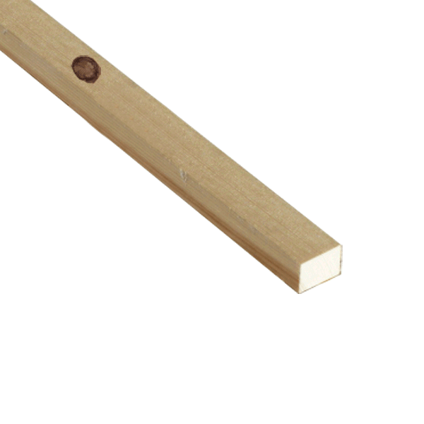Listón de pino recto 30x20x2700 mm