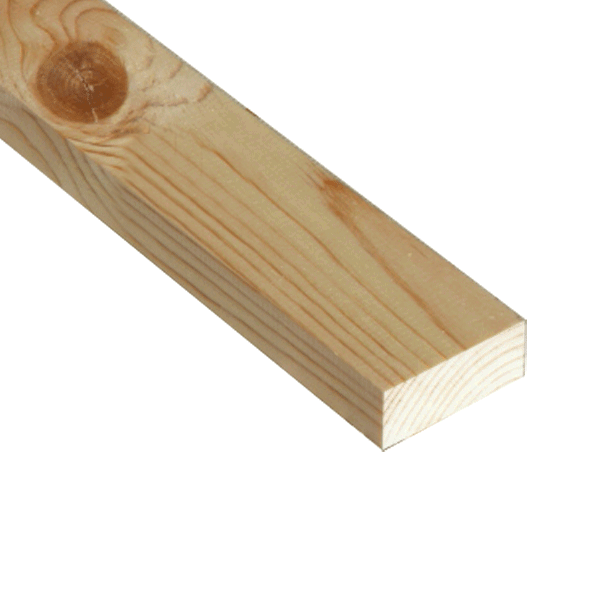 Listón de pino recto 70x20x2700 mm