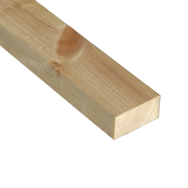 Listón de pino recto 70x30x2700 mm