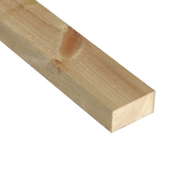 Listón de pino recto 70x45x2700 mm