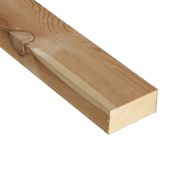 Listón de pino recto 90x45x2700 mm