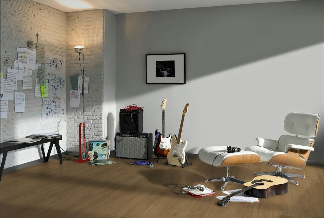 Roble Mont Blanc Marrón Textura Madera Mate 4V 1 Lama 1748790 (AG) - Imagen 2