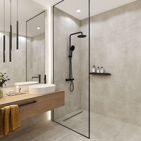 SPC Wall Concrete Mote Textura Mate (FP)