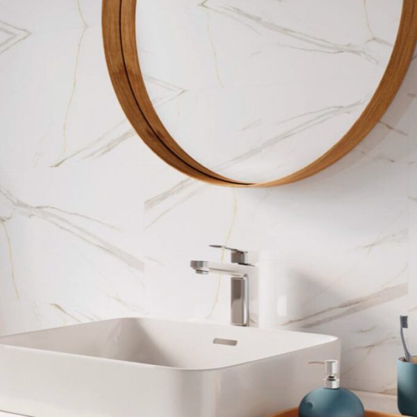SPC Wall Calacatta White Textura Brillo 30x60/60x120 (RV)